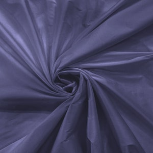 100% Polyester Imitation Silk Taffeta Fabric 55&quot; Wide/Costume/Dress/Cosplay/Wedding - Coppen Blue