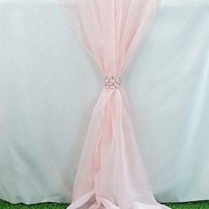 Rose Gold - VIP TEXTILE INC, Chiffon Table Runner Extra Long, Wedding Runners, Long Table Runners