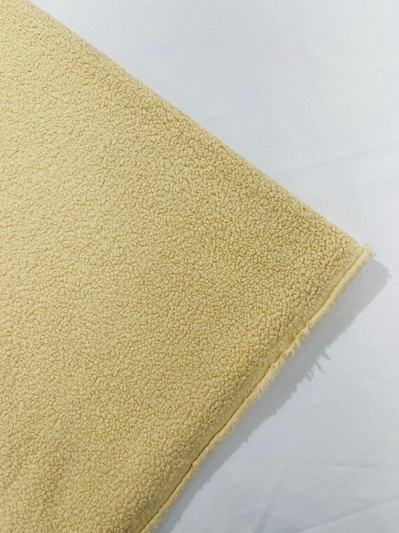 Sherpa Fleece Stoff Gelb Teddy Leo Leopard Stoff Teddy Stoff