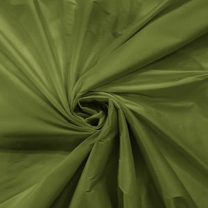 100% Polyester Imitation Silk Taffeta Fabric 55&quot; Wide/Costume/Dress/Cosplay/Wedding - Dark Sage