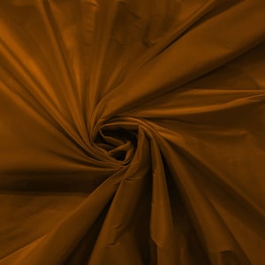 100% Polyester Imitation Silk Taffeta Fabric 55&quot; Wide/Costume/Dress/Cosplay/Wedding - Copper