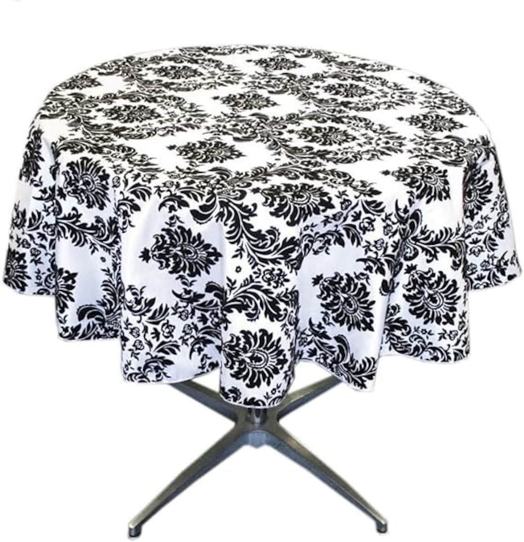 Taffeta Flocking Damask Table Rounds for Wedding, Bridal Shower/baby Shower, Dinner, Special ...