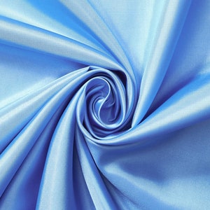 Light Blue 60" Wide Polyester Lining Fabric by The Yard