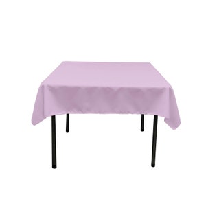 Lilac - VIP Textile Inc Square Polyester Poplin Table Overlay - Diamond. Choose Size Below