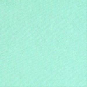 May include: A square canvas with a solid, light turquoise color. The canvas has a fine, textured surface, and the color is evenly distributed across the entire area.