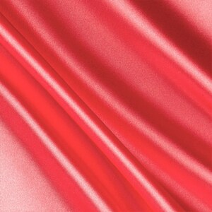 Dolce Pink - 58-59&quot; Wide - 96 percent Polyester, 4% Spandex Light Weight Silky Stretch Charmeuse Satin Fabric by The Yard.