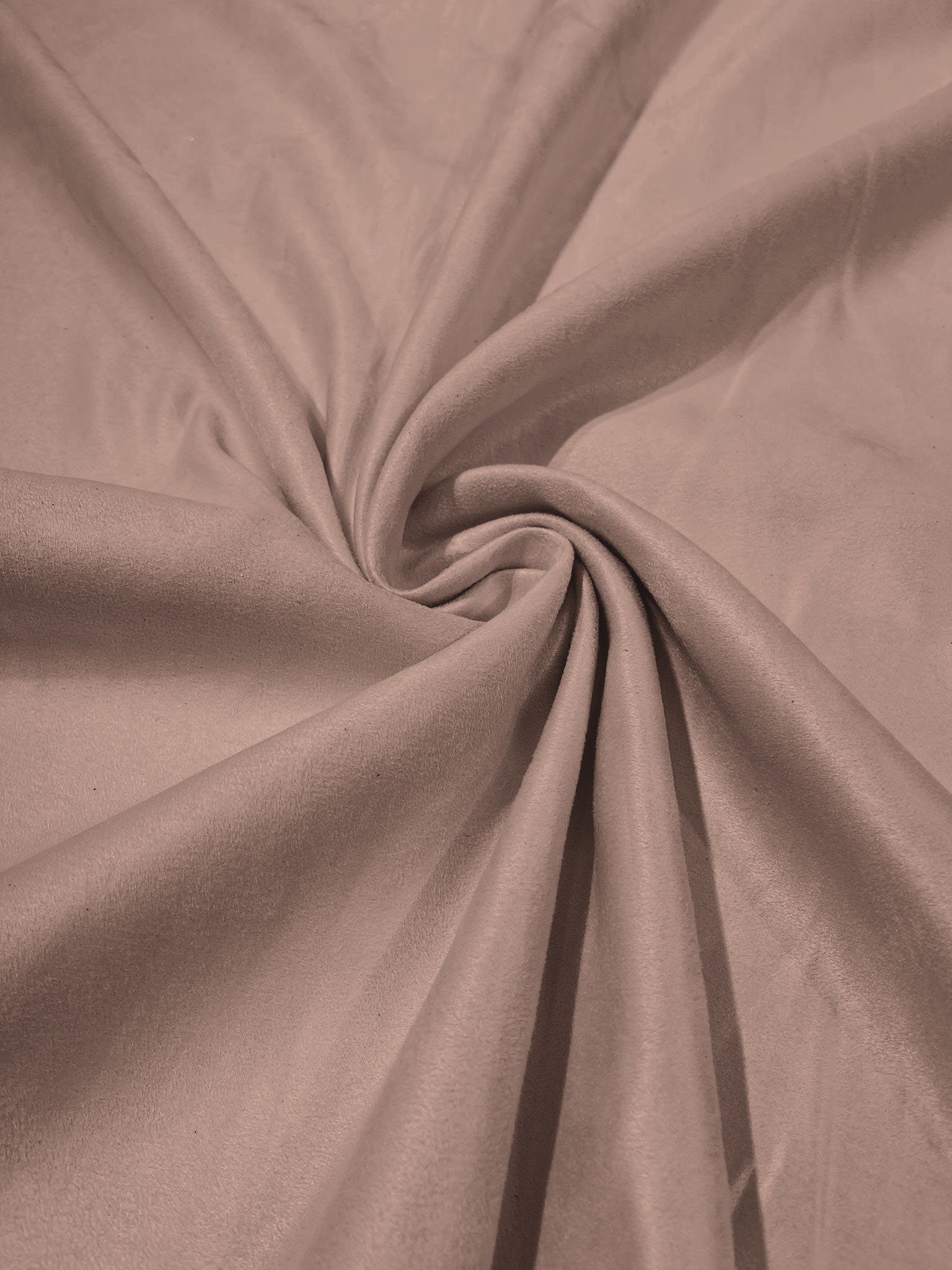 Beige BLACKOUT Faux Suede Polyester Fabric For Curtains Upholstery