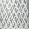 Empire Damask Design with Sequins Embroider On A 4 Way Stretch Mesh Fabric (1 Yard, Purple Iridescent on Black Mesh) main image 0