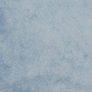 Dusty Blue Minky Smooth Soft Solid Plush Faux Fake Fur Fabric Polyester- Sold by the yard.