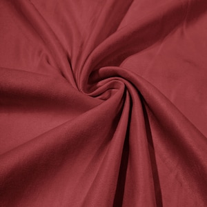 Faux Suede Polyester Fabric/ Micro suede/ 58&quot; Wide/ Upholstery Weight/ Tablecloth/ Bags/ Pouches/ Cosplay/ Costume - Burgundy
