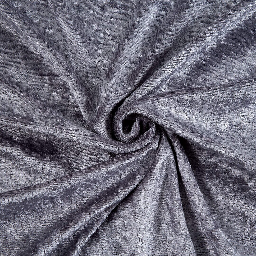Solid Crushed Stretch Velvet Fabric 59/60 Wide-Sold By The Yard.