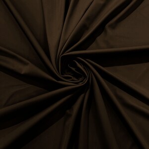 Milliskin Nylon Spandex Stretch Dull Tricot Medium Weight Fabric for Apparel/4 Way Fabric/Swimwear/Activewear/Sportswear/Costume - Brown