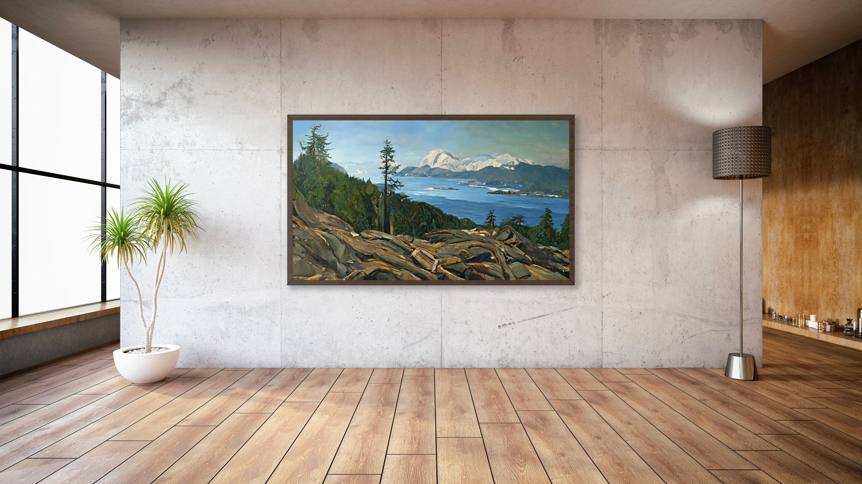 Digital AI Art for Samsung the Frame TV Sea to Sky Etsy