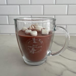 12oz Hot Chocolate Scented Candle With Toasted Marshmallows in