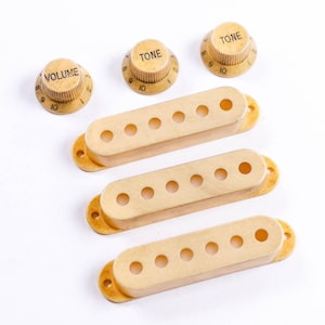 AGP ™ Relic Pickups Covers Knobs For Strat-Style Guitar 52 52 52mm Pole Spacing 712614