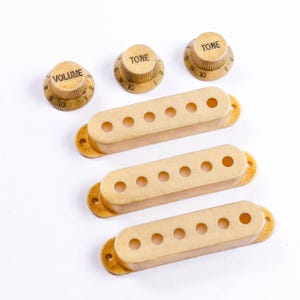 AGP ™ Relic Pickups Covers Knobs For Strat-Style Guitar 52 52 52mm Pole Spacing 712612