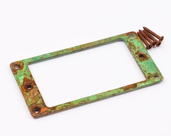 AGP ™ - Single-aged chromen metalen humbuckerring met platte bodem #5292528