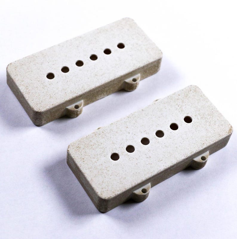 AGP ™ Jazzmaster ® Guitar Pickup Cover Set 51mm Aged Relic #19261 image 1