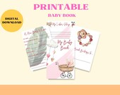 Baby Book Printable | Printable Baby girl Book | Boho | Baby boho Memory | Baby girl  | Boho Baby  | Bohemian Baby Book  | Memory Baby Girl