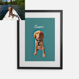 Personalised Dog / Cat Photo Art Print