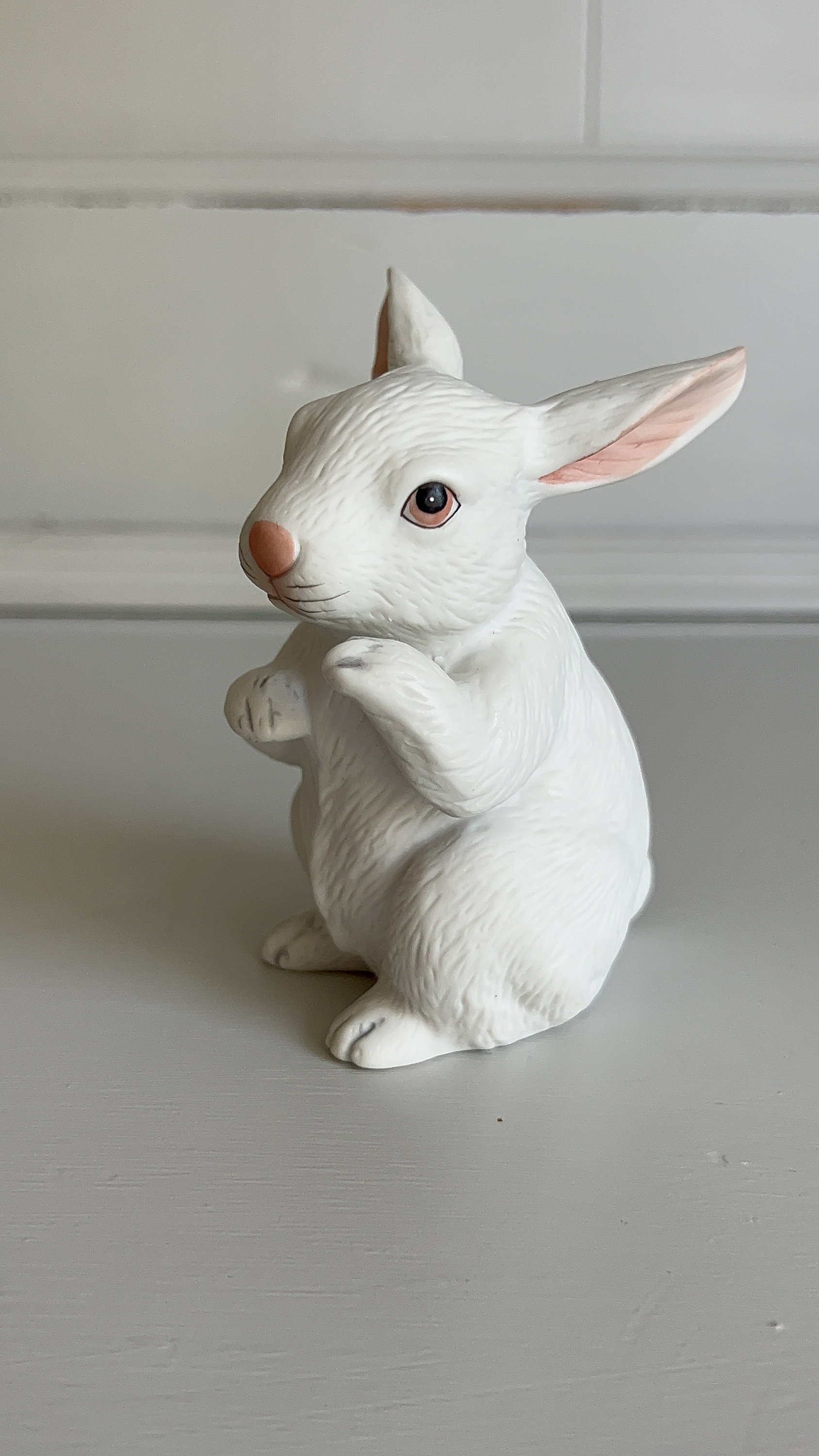 Vintage Lefton Bunny Rabbit Figurine Made in Taiwan Etsy