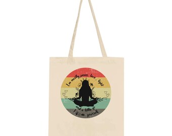 Soy principalmente Paz, Amor, Luz y un poco de "Vaya F@#% usted mismo" Bolso de mano clásico en varios colores