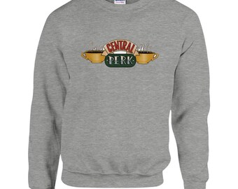 Sudadera unisex clásica con cuello redondo de Central Perk / Gildan® 18000