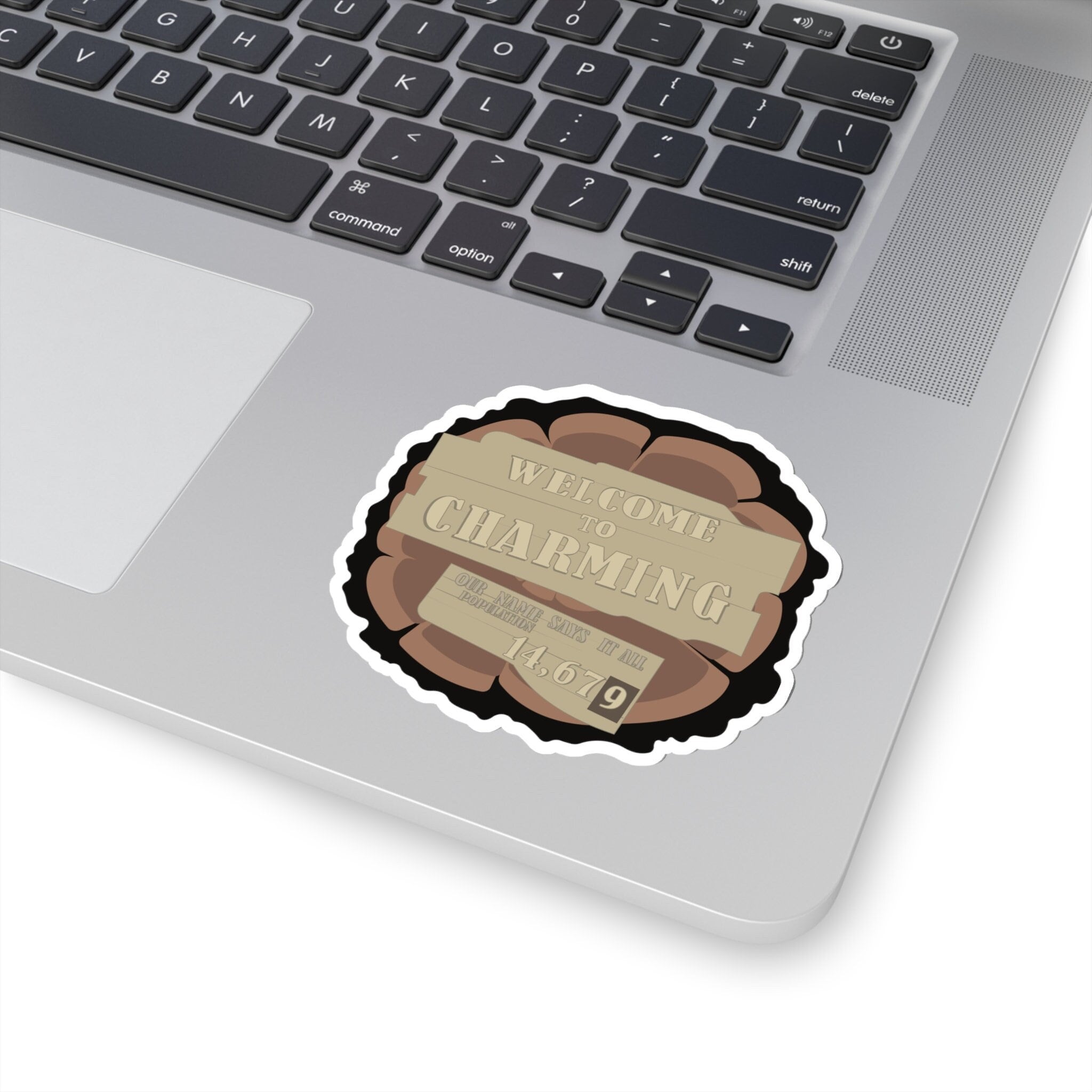 Welcome to Charming Kiss-Cut Stickers