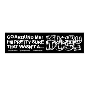 Microdose Bumper Sticker