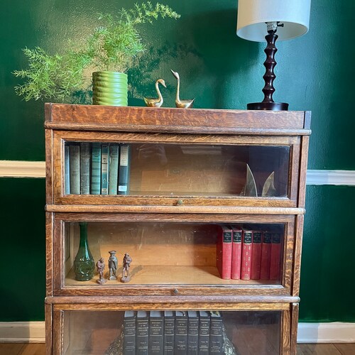 The Macey Company Barrister Bookcase Etsy