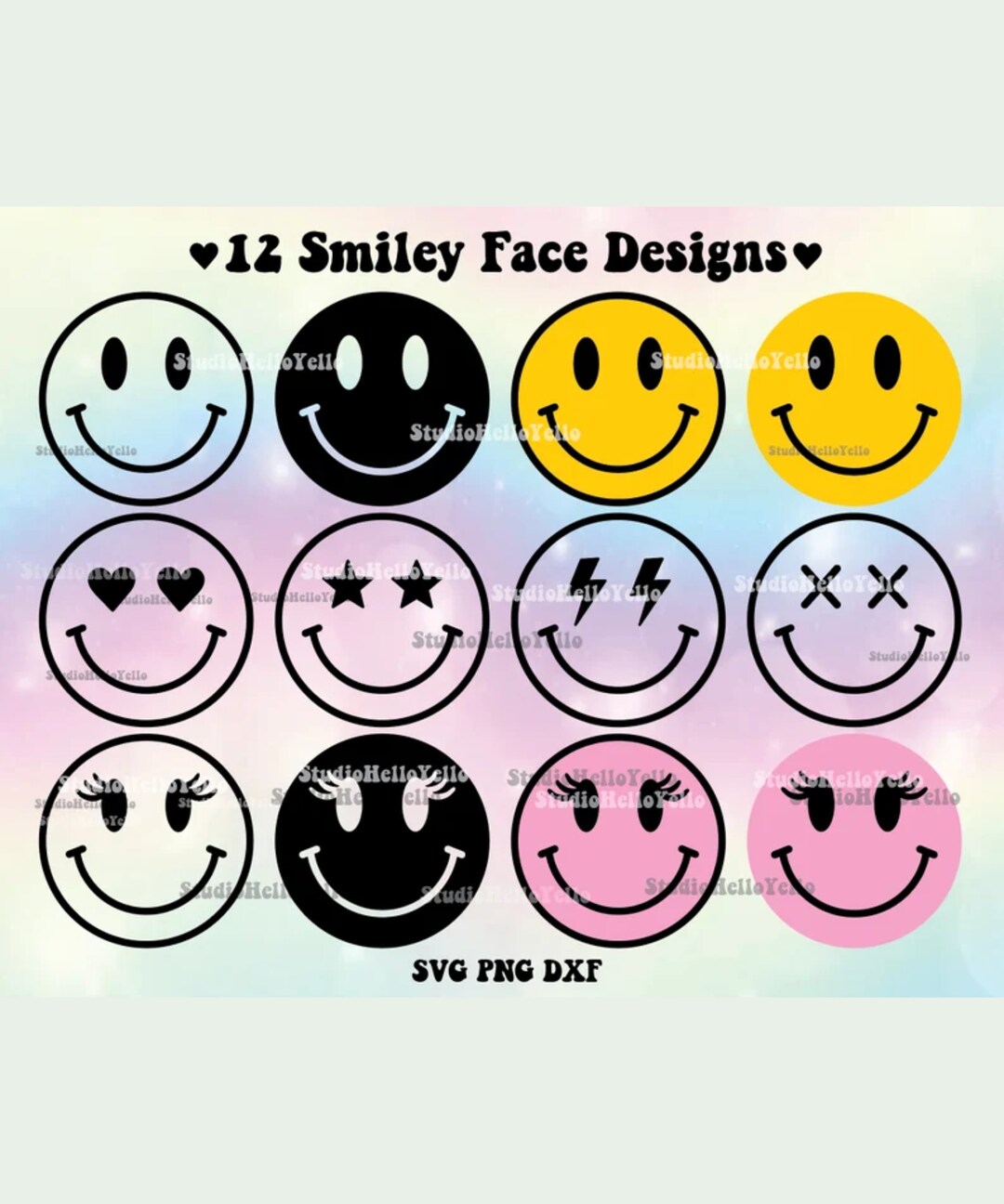 Smiley Face Svg Smiley Svg Drippy Smiley Svg Melting Smiley Etsy