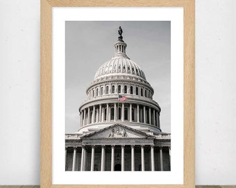 Póster Edificio del Capitolio de Estados Unidos