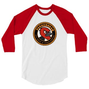 3/4 sleeve raglan shirt