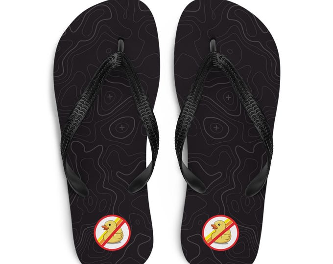 No Jeep Duck Flip-Flops Shower Shoes