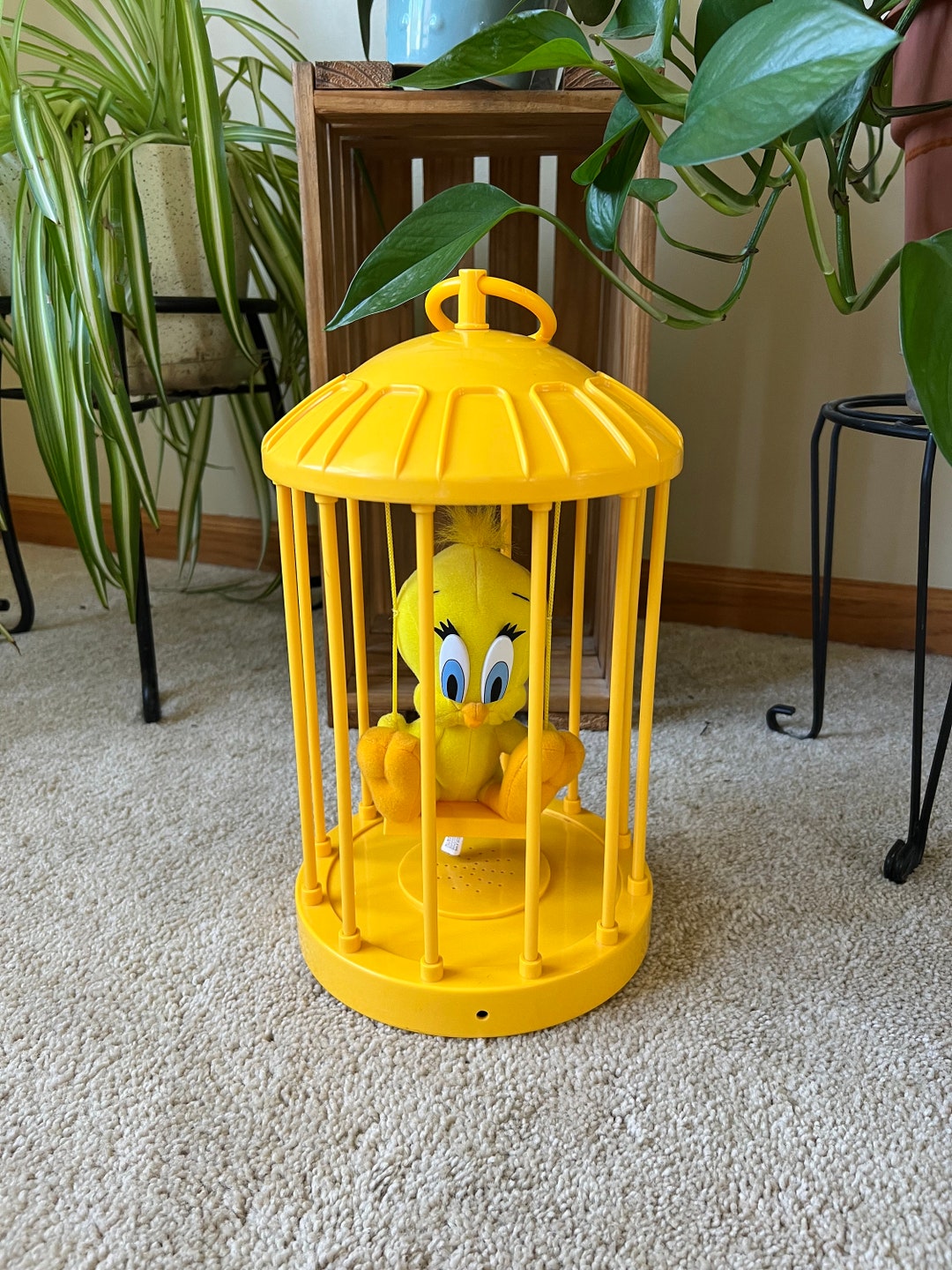 Vintage Tweety Bird in a Cage Etsy