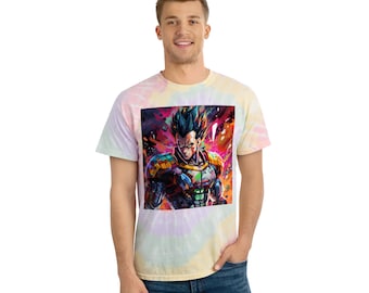 Tie-Dye Tee, Cyber Punk Vegeta