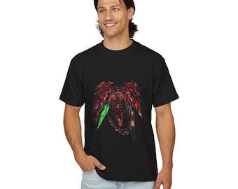 Epyon...Urban Dragon Graphic Tee, Streetwear T-Shirt, Men's Heavy Tee, Unisex Casual Top, Gift for Gamers and Creatives