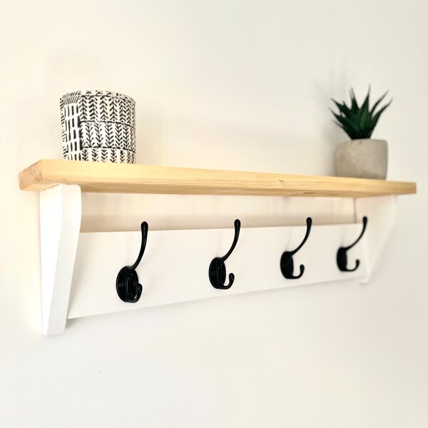 White Coat Rack Etsy UK