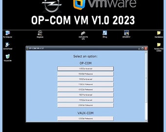 OP-C-OM VMware / Virtual Machine V1.0 2023 Automotive Diagnostic Software