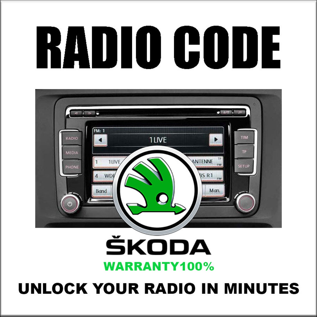 Unlock Radio Codes Skoda Stereo Decoding Series Rns300 Codes Etsy