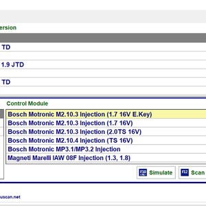 Logiciel de diagnostic de véhicule multilingue Multiecmscan 4.9 2022 avec fonctions avancées, compatible avec Alfa, Fiat, Lancia et Jeep Chrysler image 2