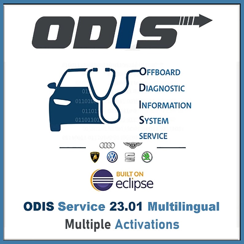 ODIZ Service 23.01 Mehrsprachige Fahrzeug-Diagnosesoftware Bild 1
