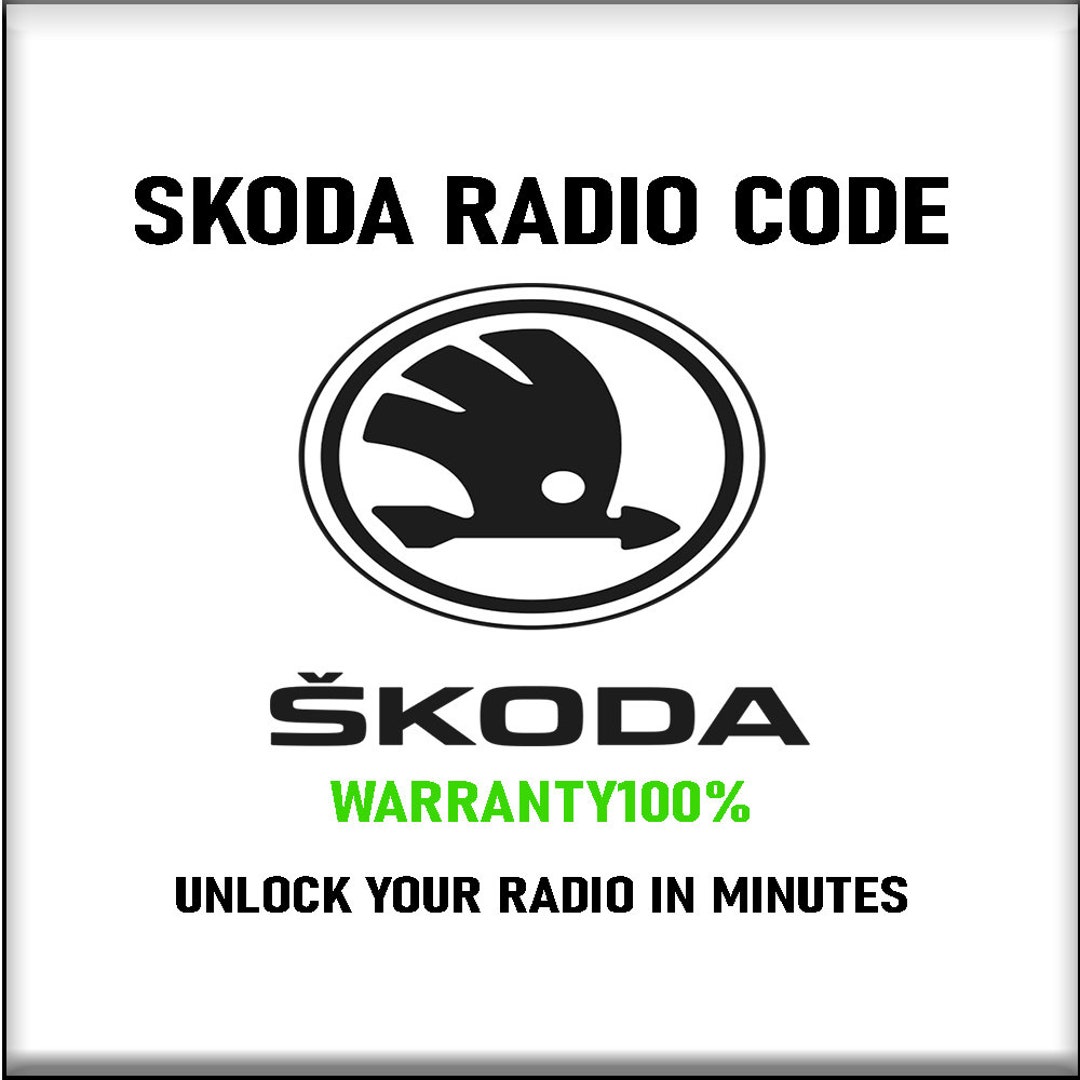 Unlock Radio Codes Skoda Stereo Decoding Series Rns510 Codes Etsy