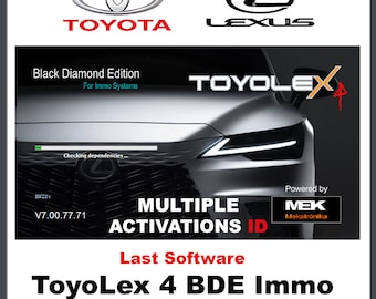 Toyolex 4 Laatste software Uitschakelen en inschakelen van startonderbrekersystemen voor Toyota Lexus Installatie op meerdere computers