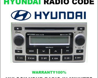 Hyundai Radio Codes Unlock Stereo Serie Emp3 Mp3 Becker Autonet 2 Pincode Service