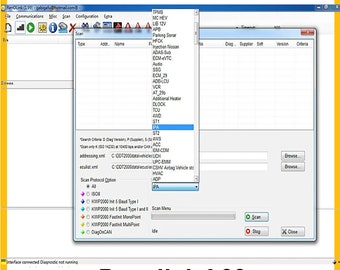 Software Renolink V1.99 Renault y Dacia para diagnóstico, codificación y programación