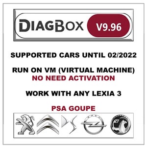 Diagboz 9.96 Automotive Diagnostic Software On VMware Unlimited use on many laptops French Language