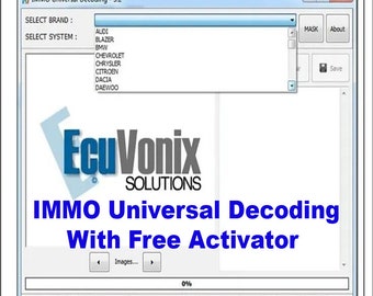 Decodifica universale IMMO 3.2 con software di attivazione gratuito per rimuovere il codice ECU IMMO