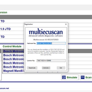 Logiciel de diagnostic de véhicule multilingue Multiecmscan 4.9 2022 avec fonctions avancées, compatible avec Alfa, Fiat, Lancia et Jeep Chrysler image 5
