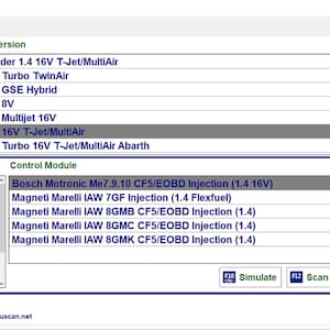 2023 Multiecmscan 5.1 Software diagnostico per veicoli multilingue con funzioni avanzate compatibile con Alfa, Fiat, Lancia e Jeep Chrysler immagine 2